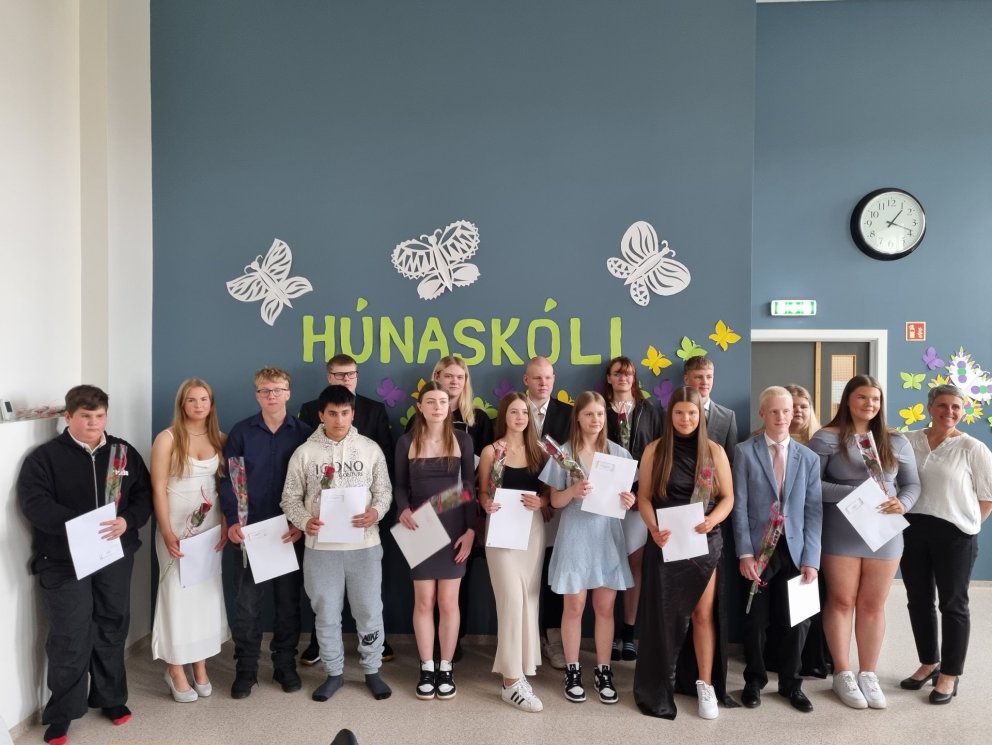 Útihátíð og skólaslit Húnaskóla.