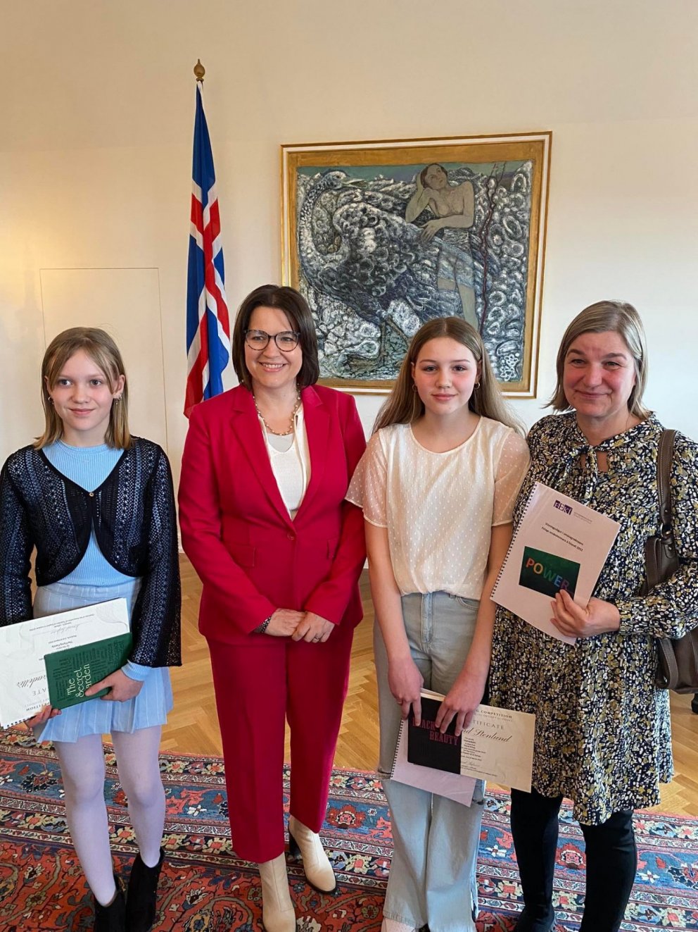 Húnaskóli á tvo vinningshafa í smásagnakeppni Félags enskukennara