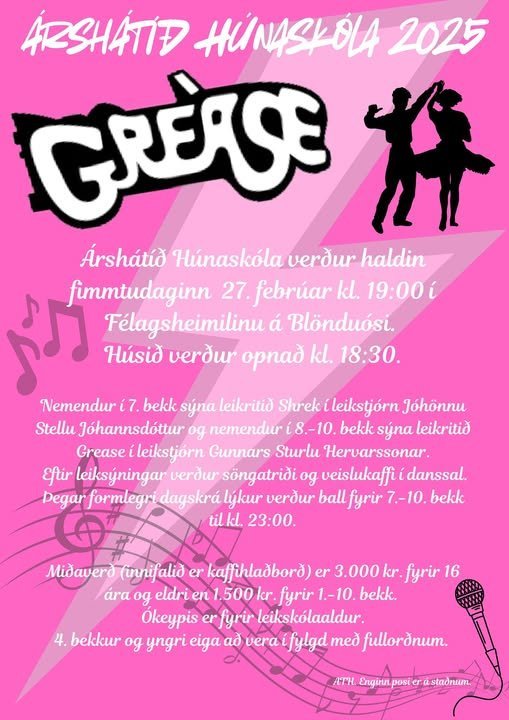 Árshátíð Húnaskóla 2025
