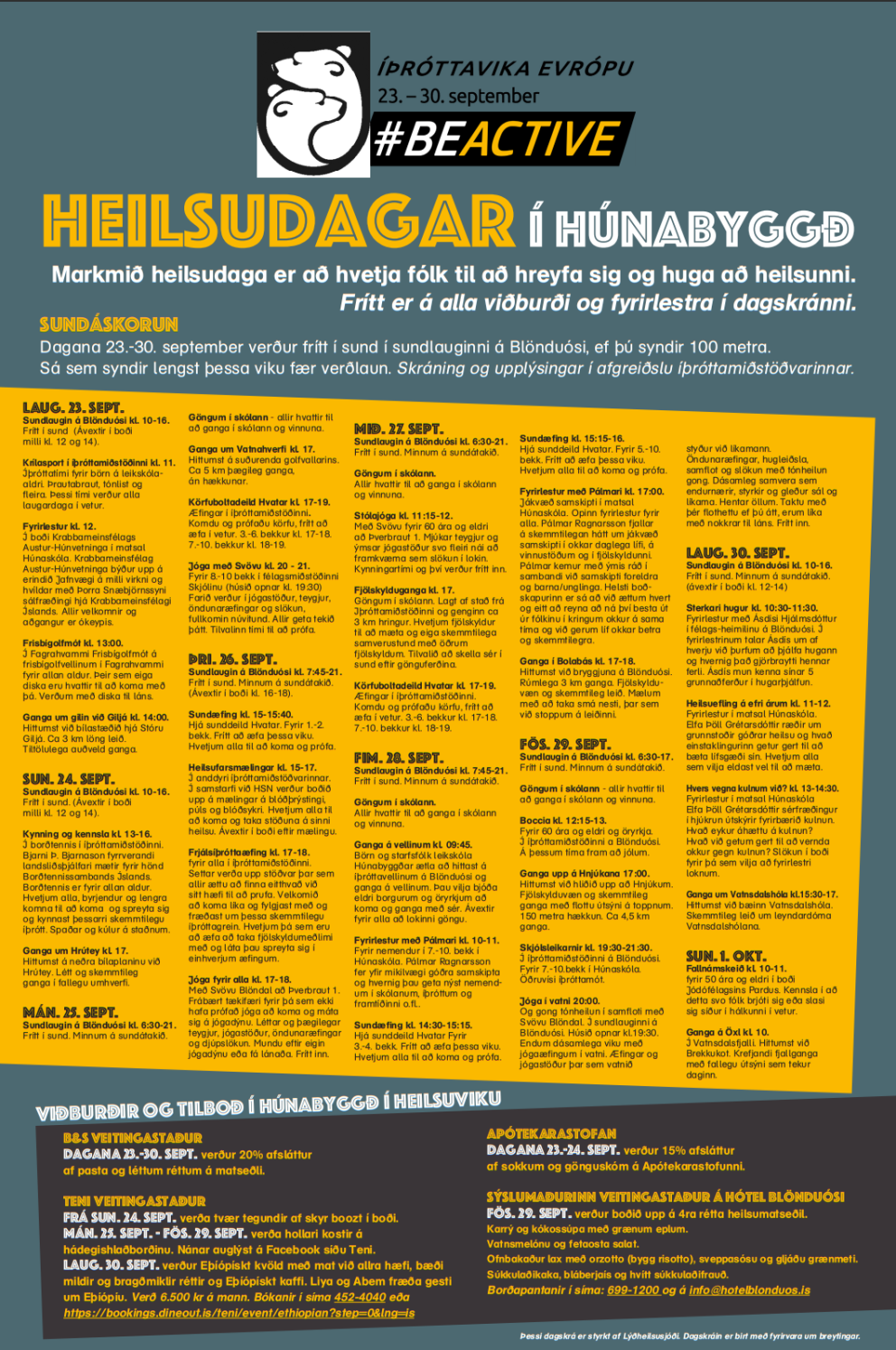 Heilsudagar í Húnabyggð