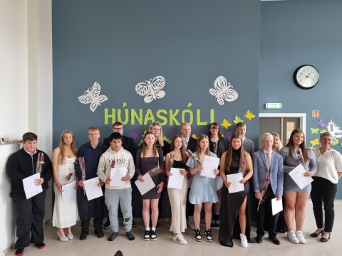 Útihátíð og skólaslit Húnaskóla.