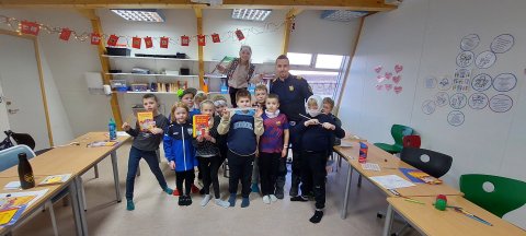 Eldvarnarfræðsla í 3.bekk Húnaskóla