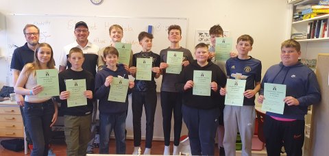 Skákmót Húnaskóla, 8. - 10. bekkur