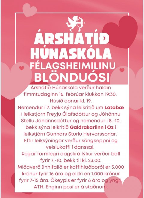 Árshátíð Húnaskóla 2023