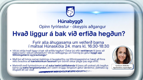 Fræðslufundur fyrir alla áhugasama