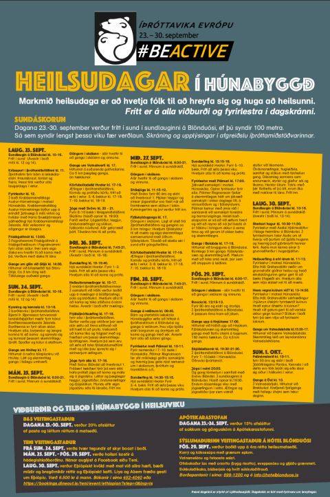 Heilsudagar í Húnabyggð